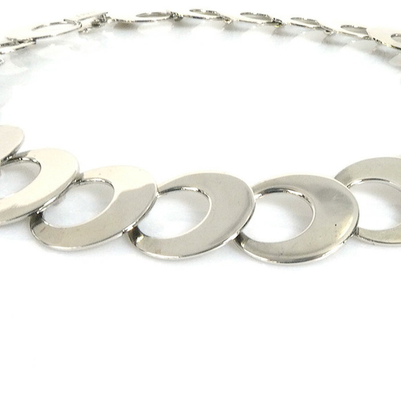 CHRISTIAN DIOR Necklace Metal Silver Ladies 55175f - Picture 3 of 5